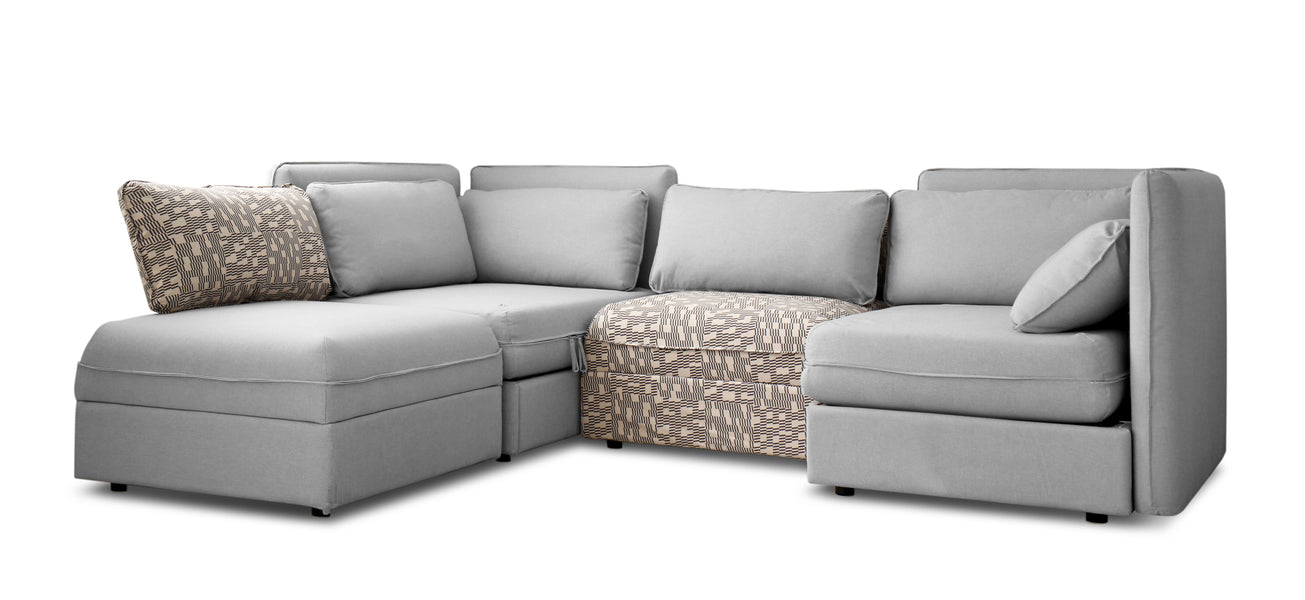 Light Gray Sectional Sofa